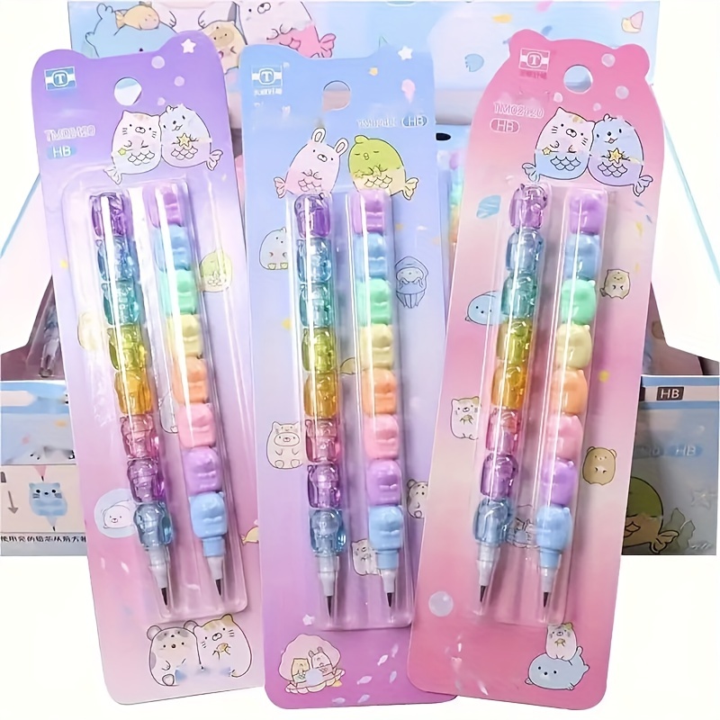 4 Pz/set Penna Kawaii Gel Cancellabile Maiale Orso Gatto - Temu Italy