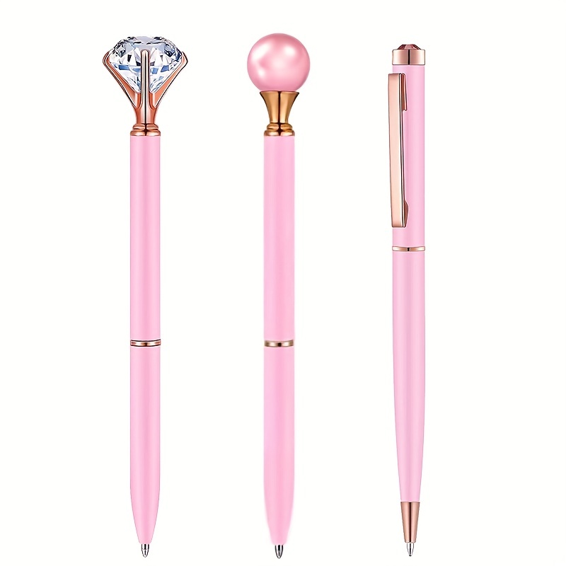 Rose Golden Ballpoint Pen Set For Women Ballpoint Fancy Pens - Temu United  Arab Emirates