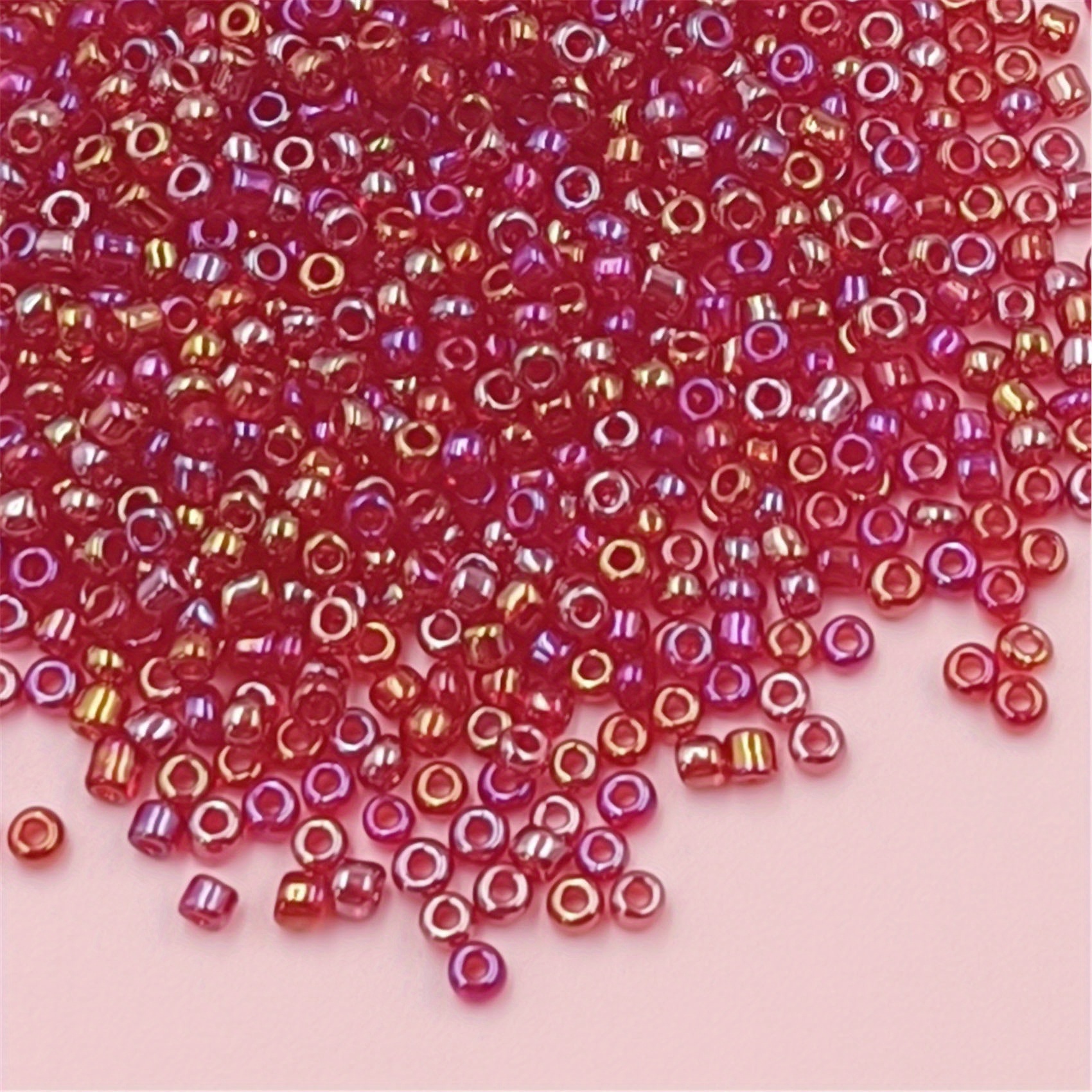 Colorful Glass Loose Seed Beads For Jewelry Making Diy - Temu