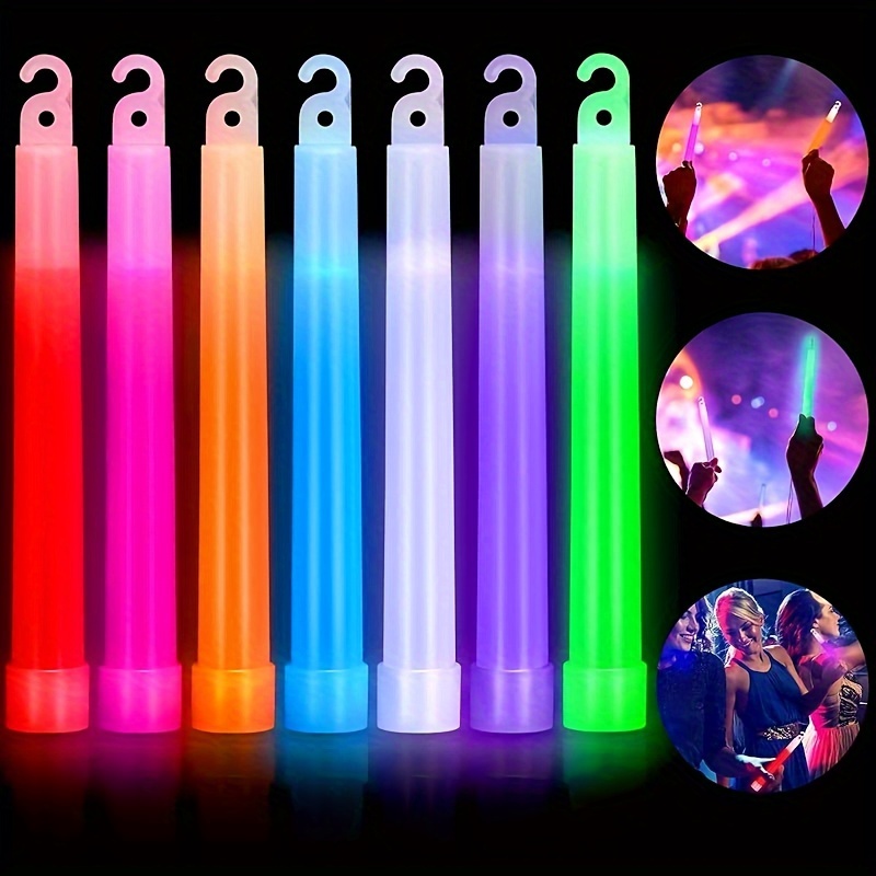 Partysticks Glow Sticks Party Supplies 100/200pcs - 8 Inch Glow In The Dark Light  Up Sticks Party Favors, Glow Party Decorations, Neon Party Glow Neck