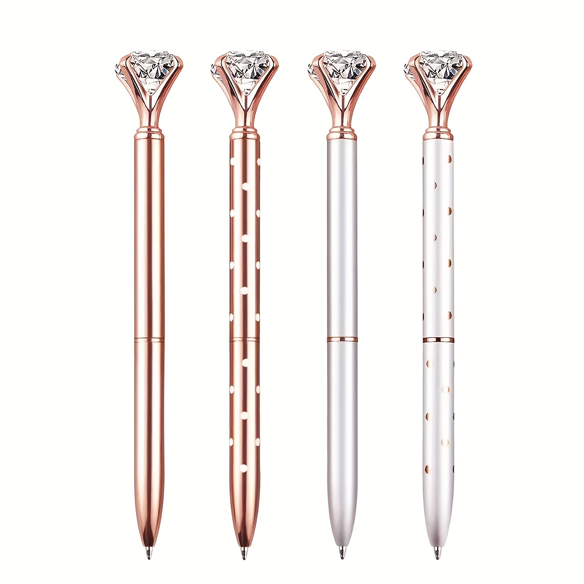 Diamond Pen Fun Fancy Crystal Diamond Pen Shiny Metal Pen - Temu
