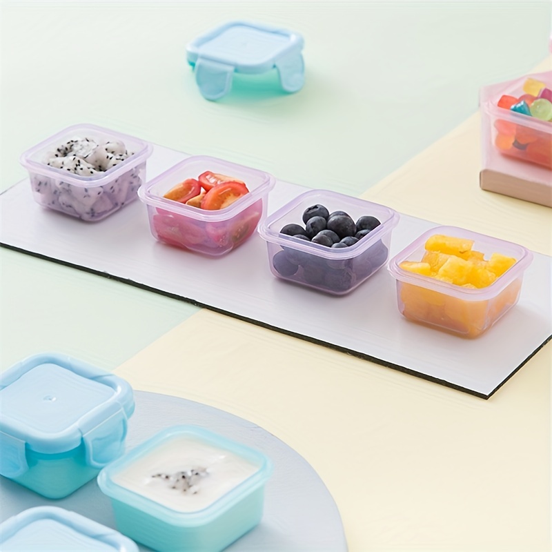 Baby Food Storage Containers, Milk Freezer Tray with Clip-On Lid, Oven and  Freezer Safe, Silicone Baby Food Freezer Storage Tray - AliExpress