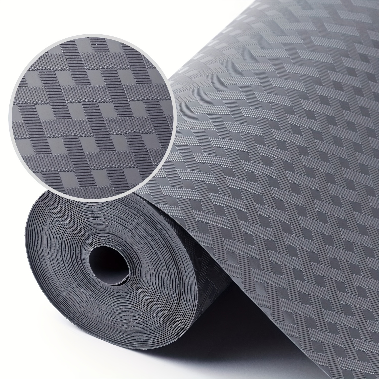 taogift Taogift Self Adhesive Grey Velvet Shelf Liner Paper for