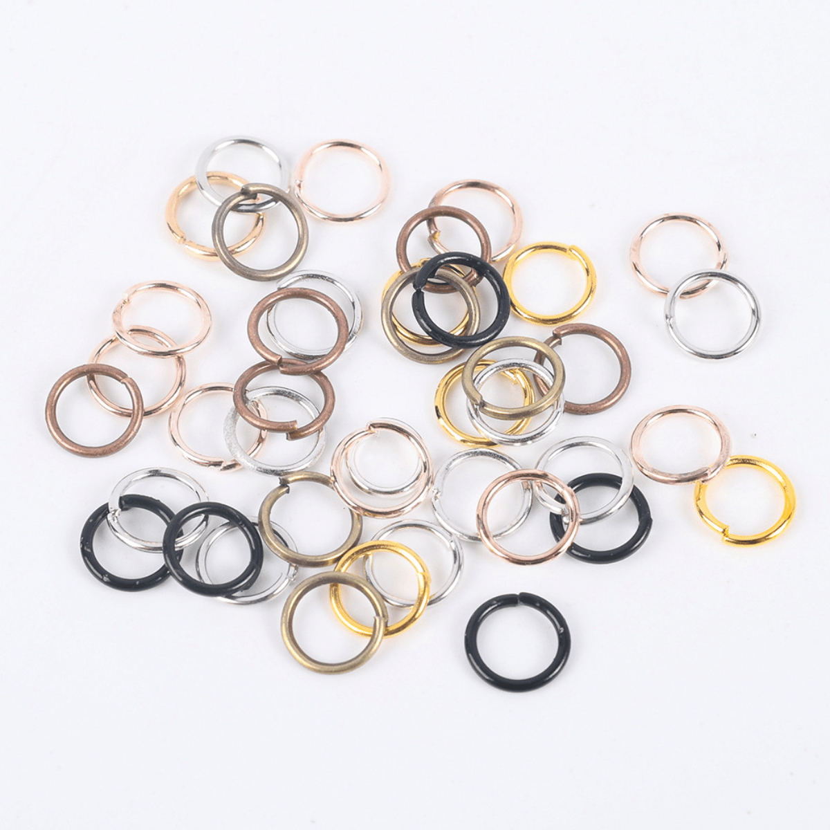 Open Jump Rings For Jewellery Making, 690pcs/set Metal O-Ring Silver  Connectors Rings, Mixed Size Jump Rings Split Key Ring Jewelry Supplies Kit