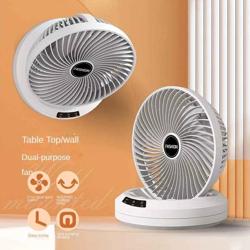 Ventilador de pared con mando a distancia: H x A x P 460 x 460 x 350 mm