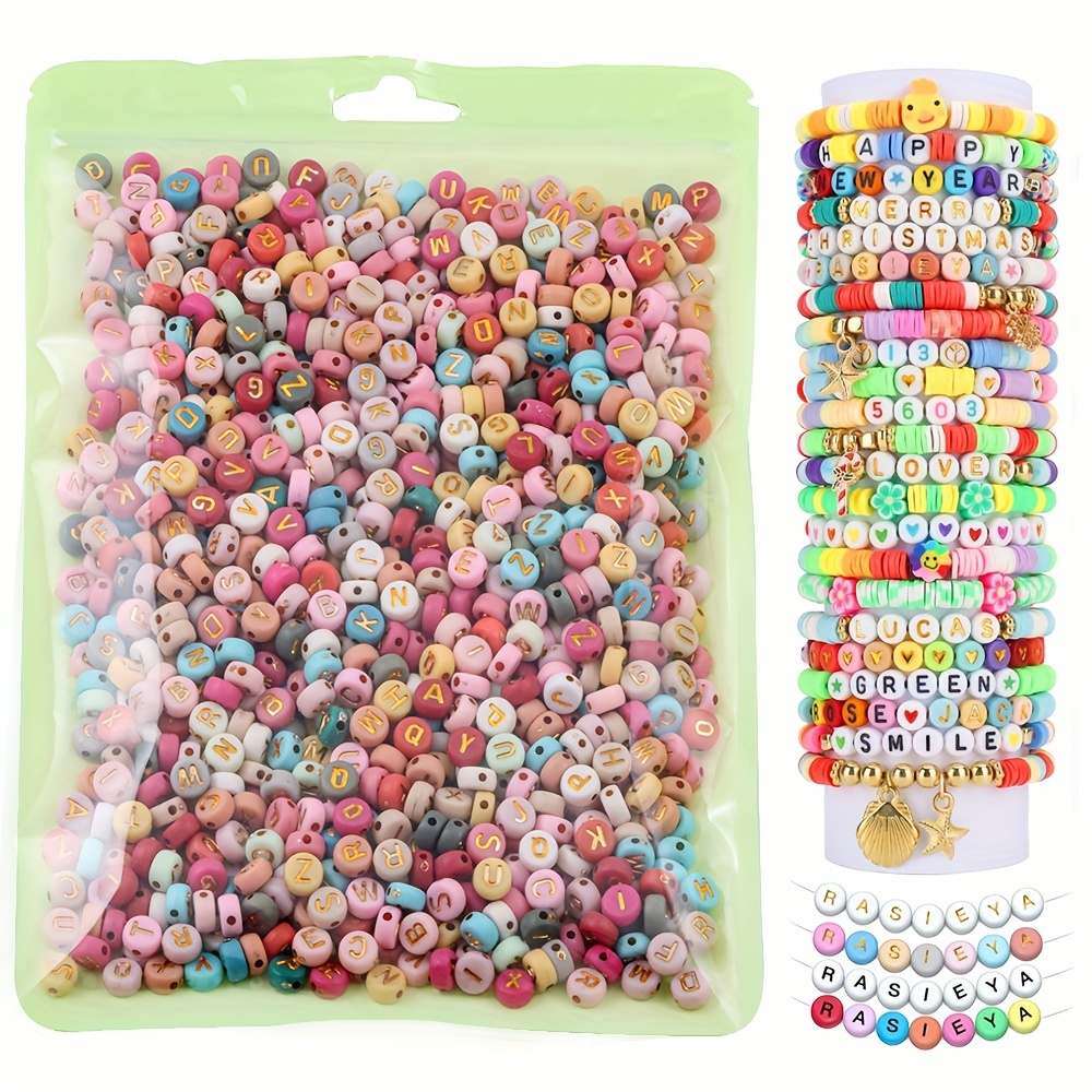 Beads Kit Glass Seed Small Pony Craft Beads Letter Alphabet - Temu