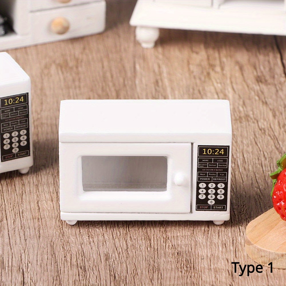 Re-ment Dollhouse Miniature Kitchen Appliances Oven, Microwave Oven, Coffee  Machine and Blender 