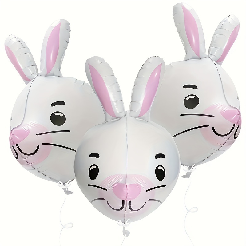 6 piezas de globos de animales de granja, globos de animales que caminan,  globos para mascotas, tema de animales de granja, decoraciones para fiestas  de cumpleaños, globos de aluminio Mylar, deco