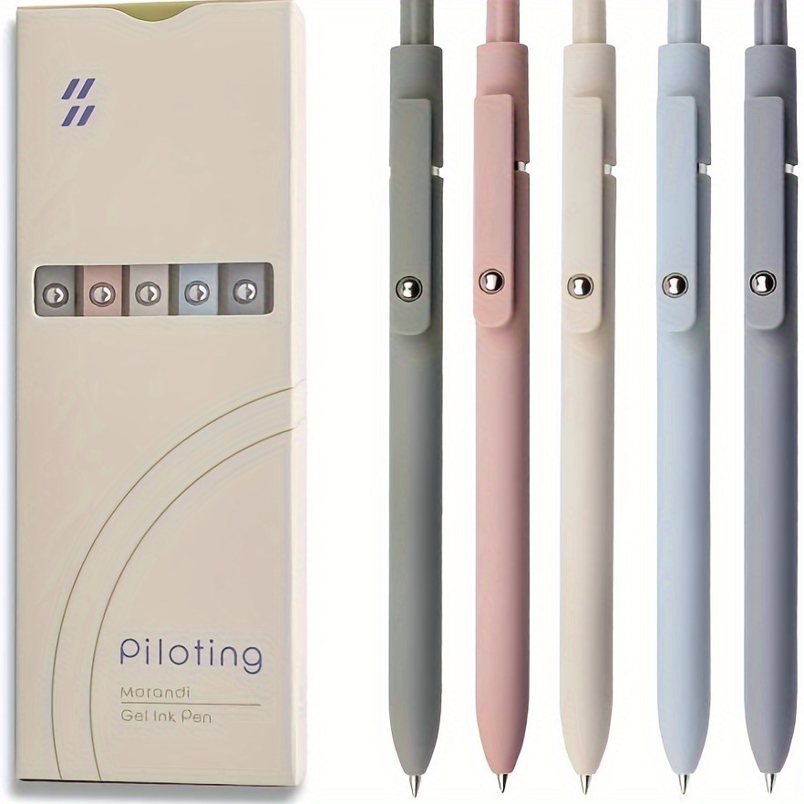 6pcs Rainbow Gradient Gel Pens Glitter Colors