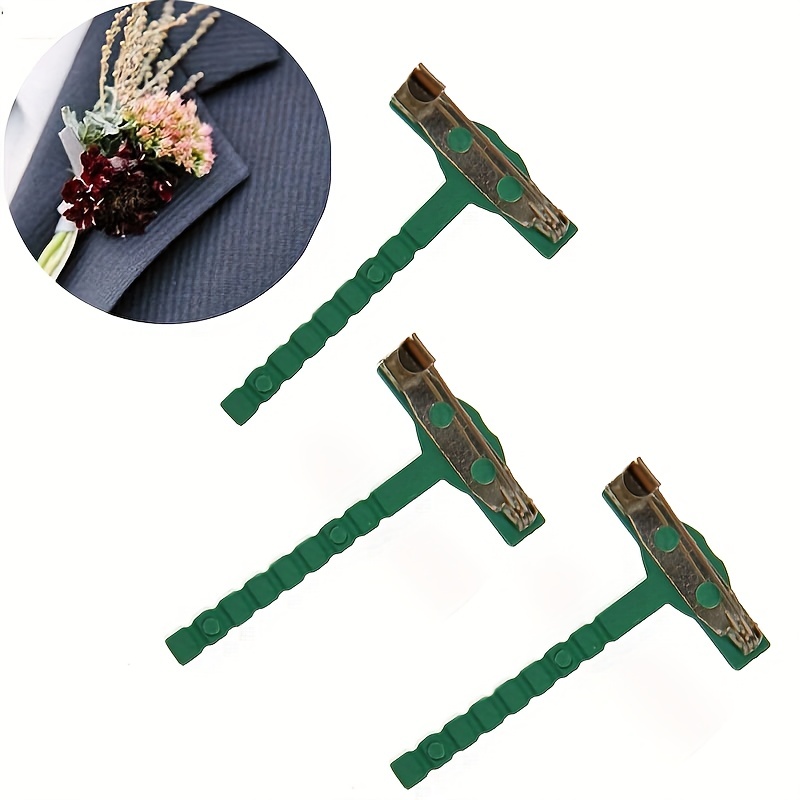 Floral M pins Greening Pins Floral Fern Pins With Box Metal - Temu