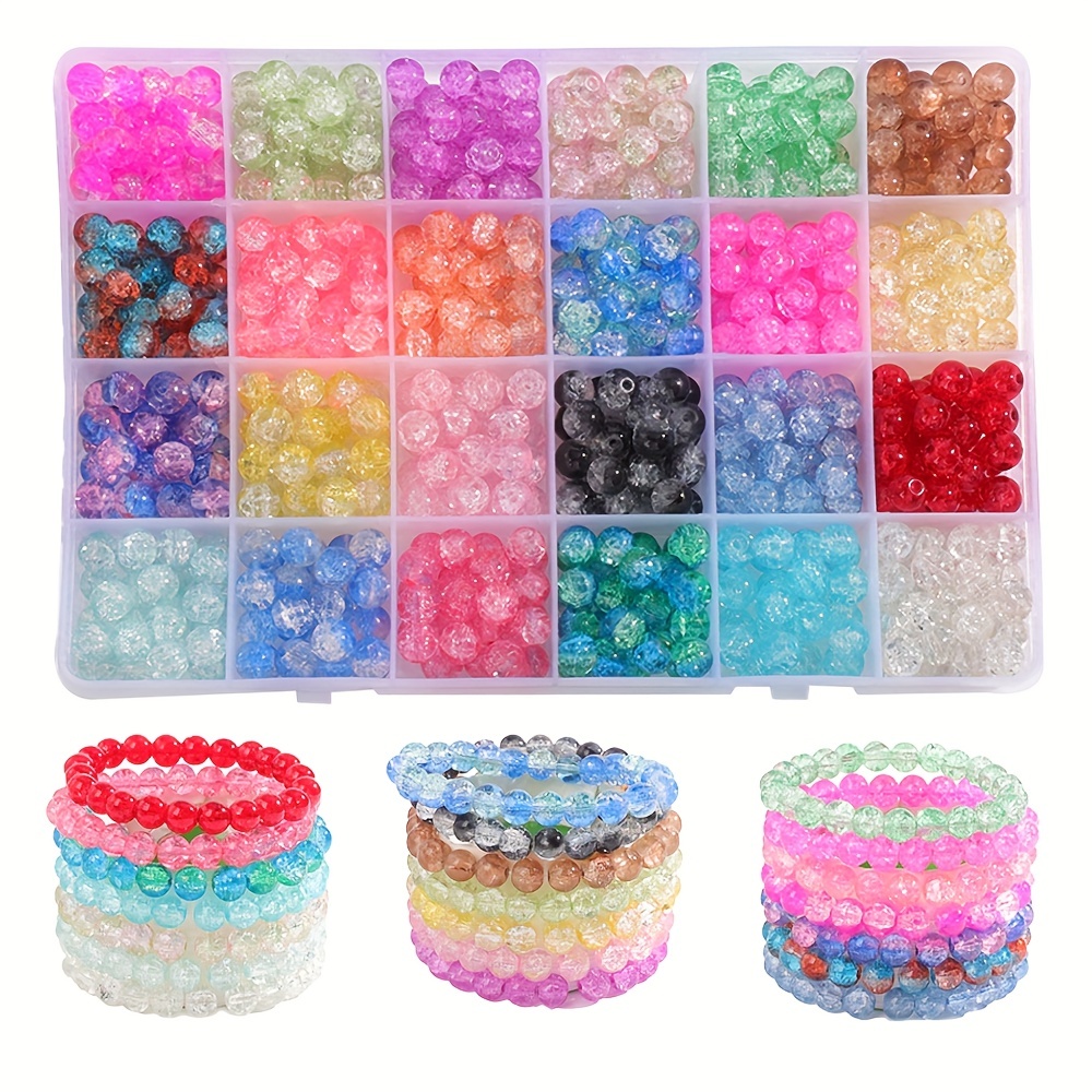 250-700PCS Girls DIY Bead Set Jewelry Making Kit for Kids Pearl Beads for  Bracelets Rings Necklaces Creativity Kits Art Craft