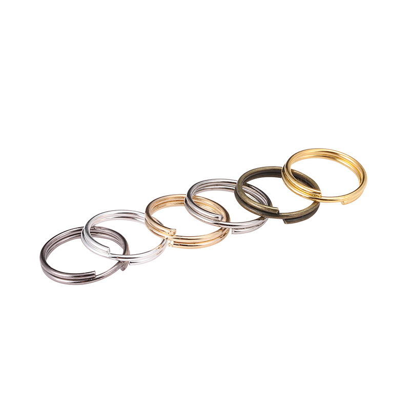 50-200pcs/Lot 3-20mm Open Single Loops Jump Rings Split Rings For Jewelry  Finding Making