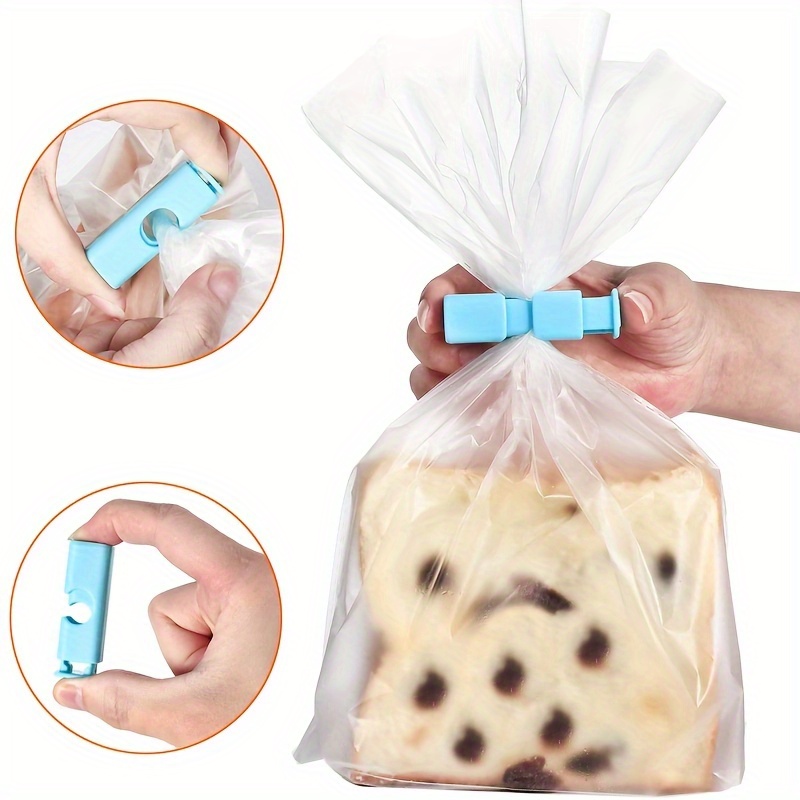 Reusable Plastic Bread Bags for Homemade Bread - 100 Pack Clear Bread Bag  with Ties For An Airtight Moisture-free Preservation and Storage- Bread  Loaf