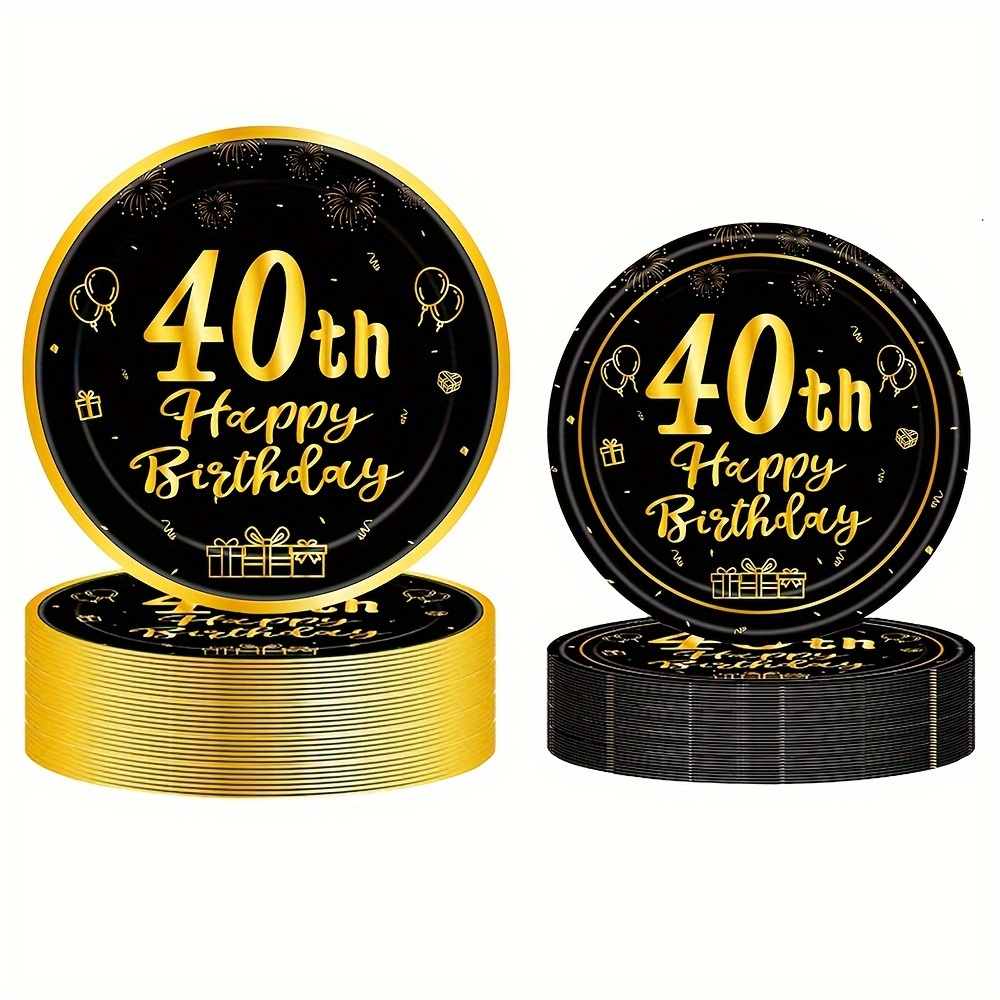 39 es tan ayer feliz 40 cumpleaños pizarra signo oro divertido hombre  fiesta decoración descarga instantánea IMPRIMIBLE MM40 -  México
