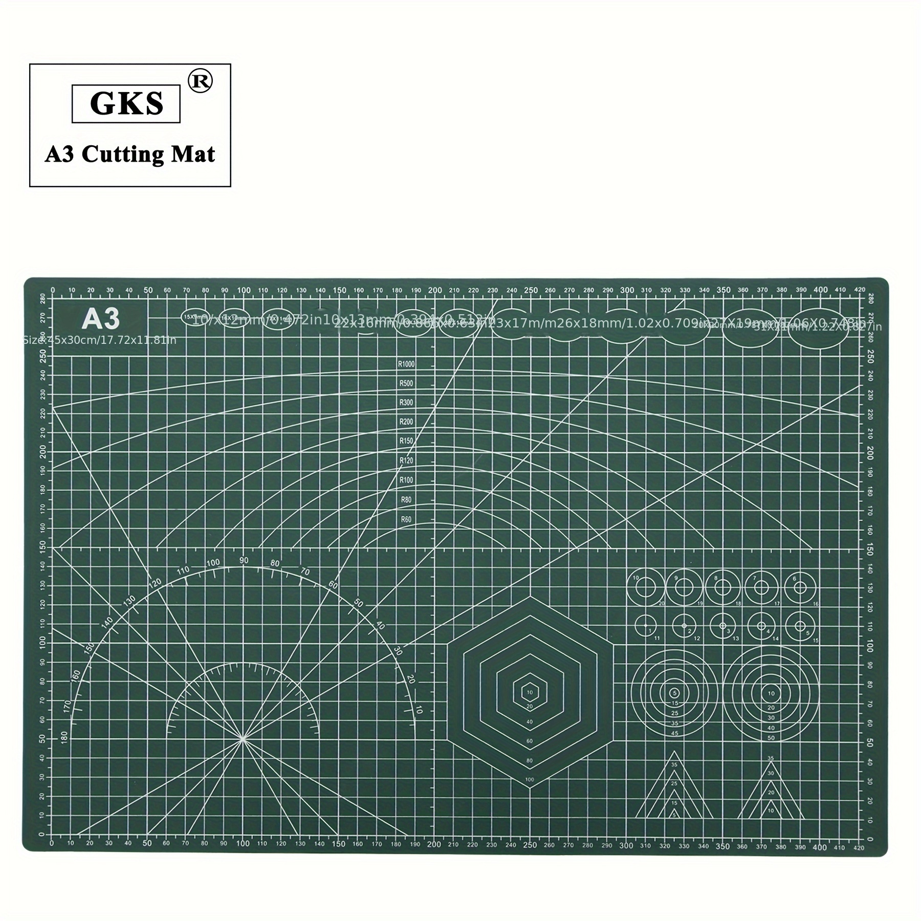 A2 A3 Color Multifunction Pvc Self Healing Cuting Mat Cutting Pad