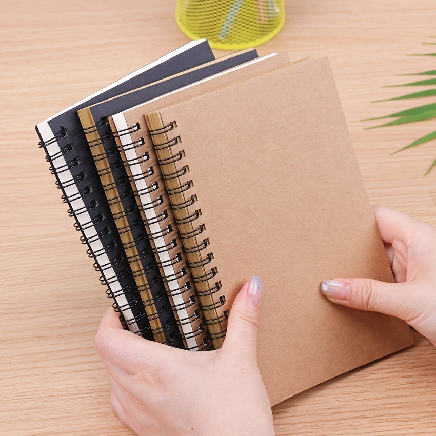 Spiral Sketch Book Large Notebook（Built-In Drawing Board） Kraft