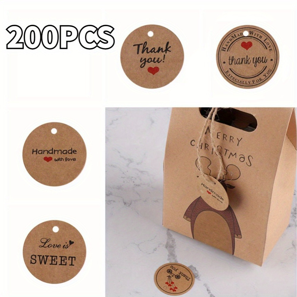 500pcs Kraft Tags with String, 1x0.5 Inch Blank Cardboard Labeling Tags  Hanging Price Tags for Jewellery Clothes Retail Store Marking Display  Candles