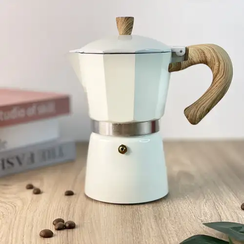 Stovetop Espresso Maker For BRS Stainless Steel Moka Pot Coffee Maker  Portable Coffee Extractor Gadget Camping Hiking Accessory