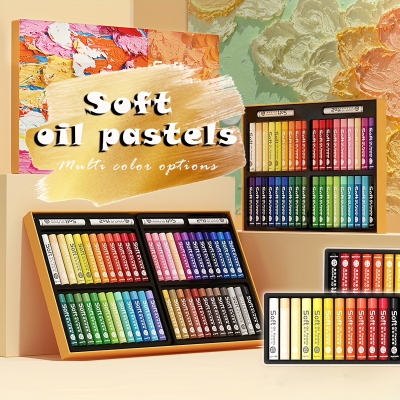 Artist Oil Pastels Set Soft Paint Crayons Sticks Professional Drawing Pastel  Silky Oil Painting Sticks