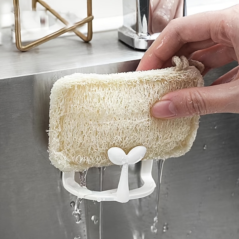 Scrub Daddy Sponge Holder - Sponge Caddy- Suction Sponge Holder, Sink  Organizer for Kitchen and Bathroom, Self Draining, Easy to Clean Dishwasher