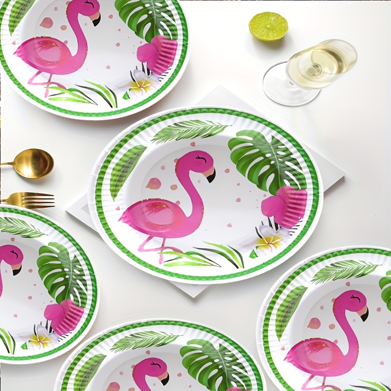 20 Sheets Flamingo Paper Napkins Disposable Party Tableware Summer