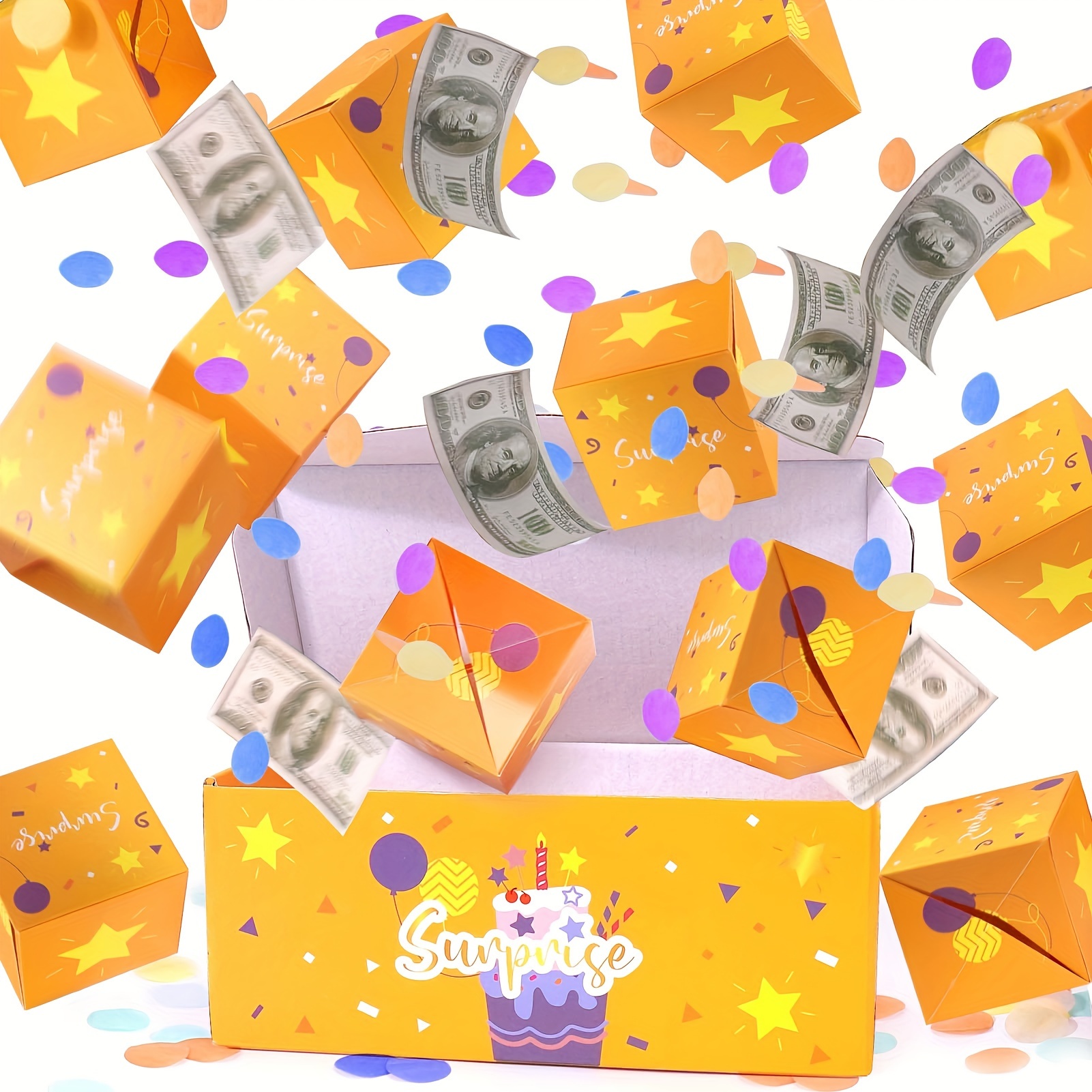 Birthday Money Box Cash Gift Pull Funny Money Gift Boxes - Temu