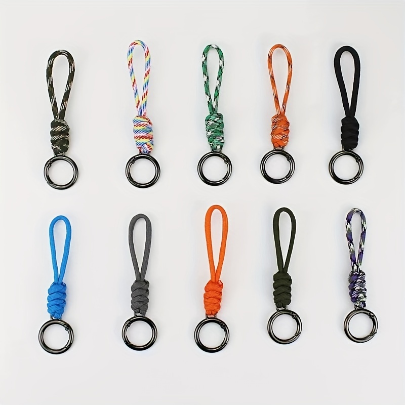 Beadable Keychain DIY Keychain Accessories Metal Bullet Head Key Rings  Pendant Phone Anti-lost Lanyard for Men and Women - AliExpress