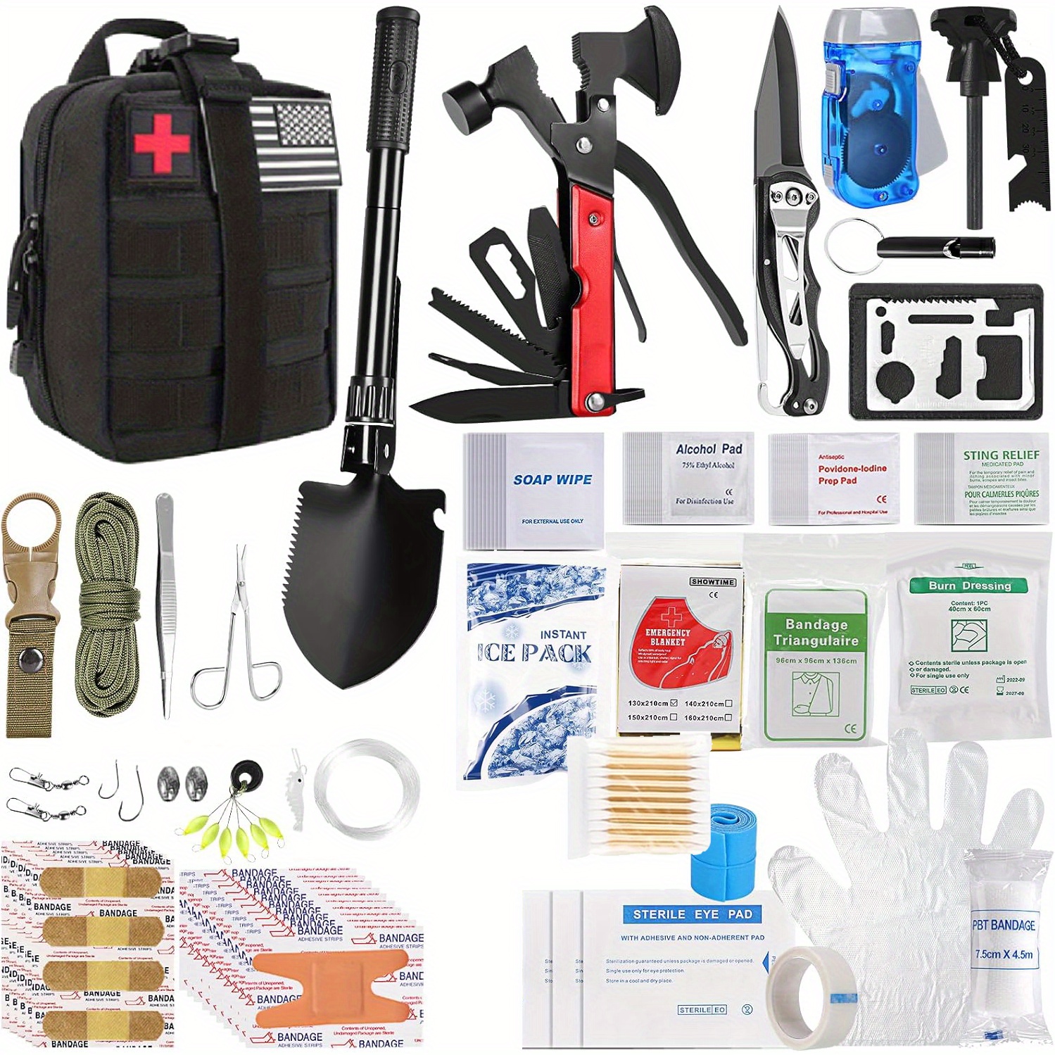 1pc Outdoor Emergency Survival Kits Emergency Survival Gear And