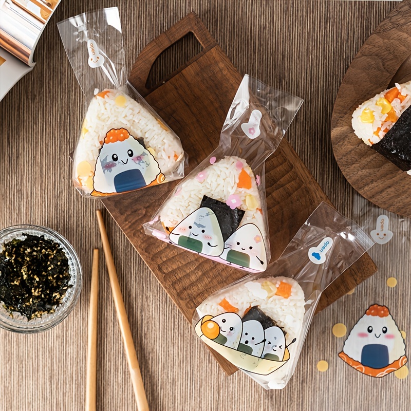 7 Pack Onigiri Mold, Rice Mold Musubi Maker Kit, Non Stick Spam Musubi  Maker Press Rice Ball Mold Shake Sushi Roller Mat Tool for Kids Bento Lunch  and