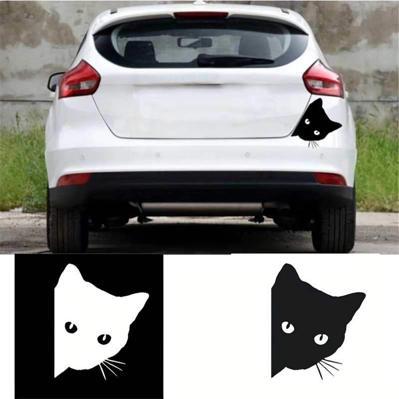 Pegatina 3d Coche Gato Personalidad Bloque Cuerpo Rasguño - Temu Chile