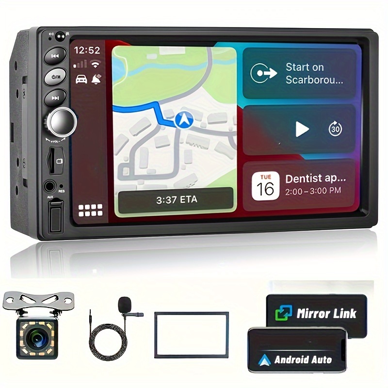 Autoradio con pantalla de 7 con CarPlay y Android Auto