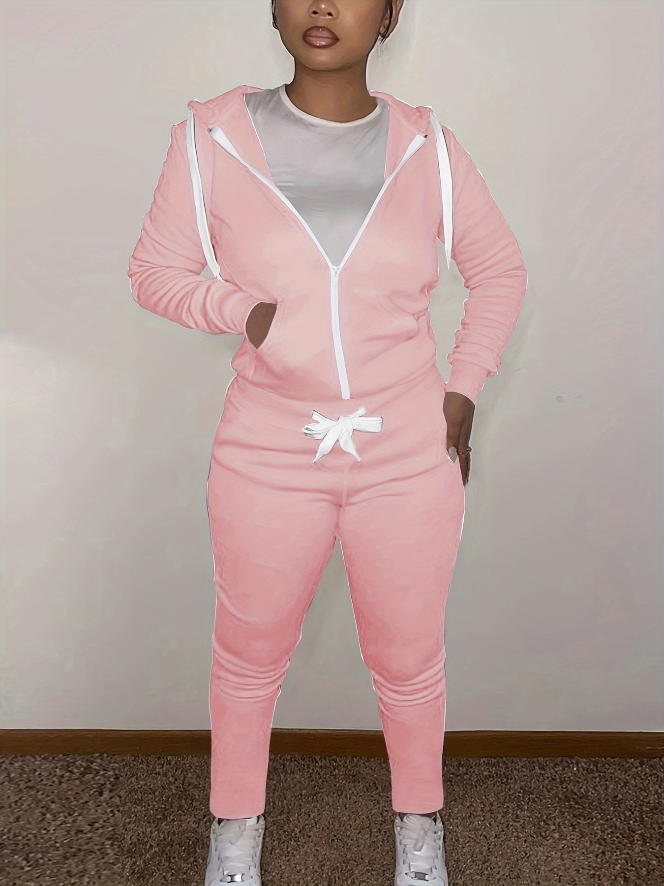 Sweat Suits Women Outfit Plus - Temu