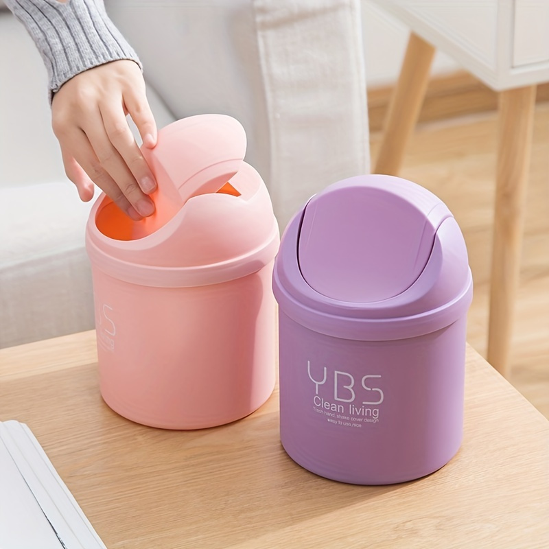 Tabletop Garbage Bucket Multipurpose Household Storage Box Waste Bin for  Living Room Bedside Table Dormitory Bedroom Bathroom - AliExpress