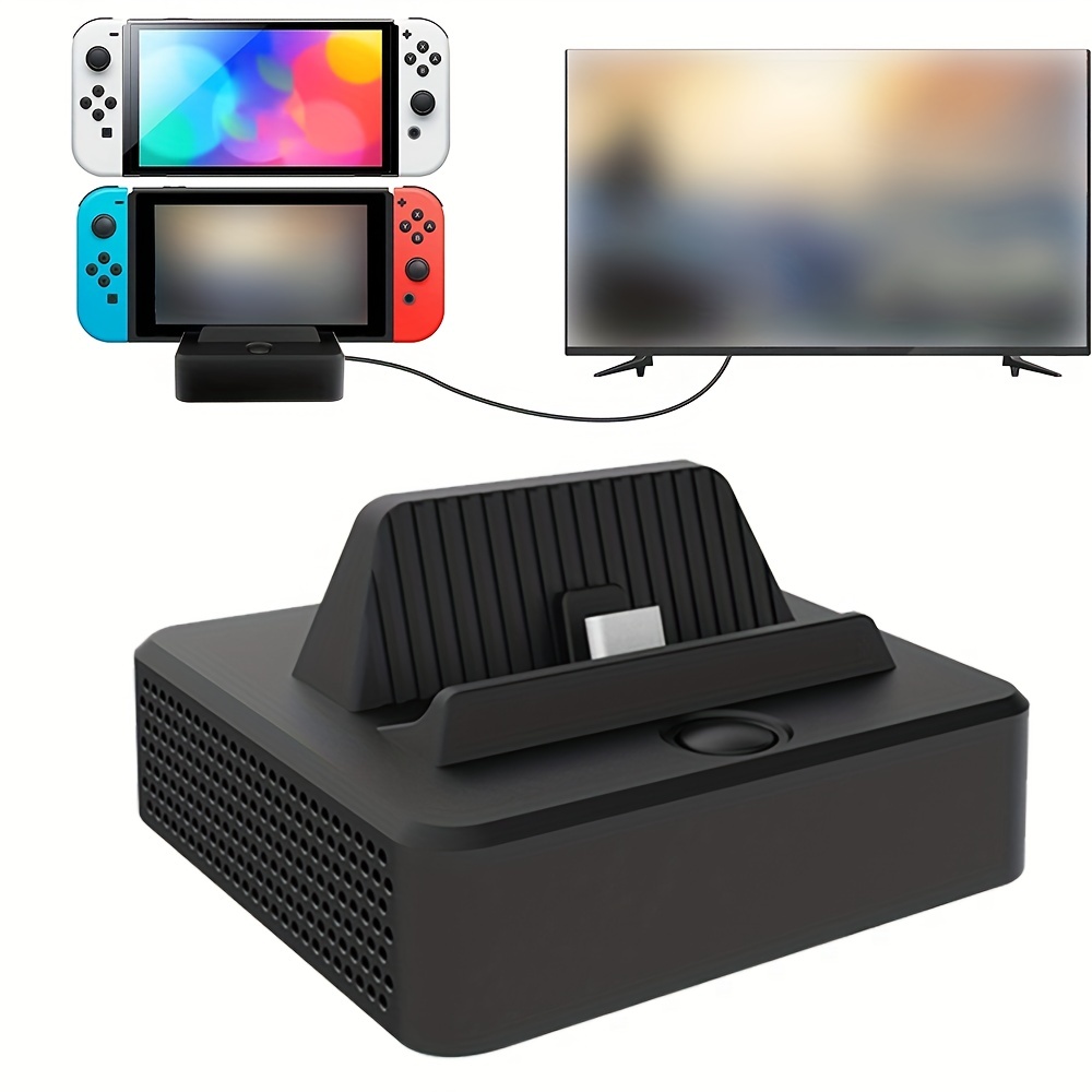  Switch Portable Docking Cable Station for Nintendo Switch  NS/OLED to HDTV Mirroring, USB C to HDMI/HD TV, Great for Travel and Home  Use, Replaces The Bulky Docking Station : Video Games