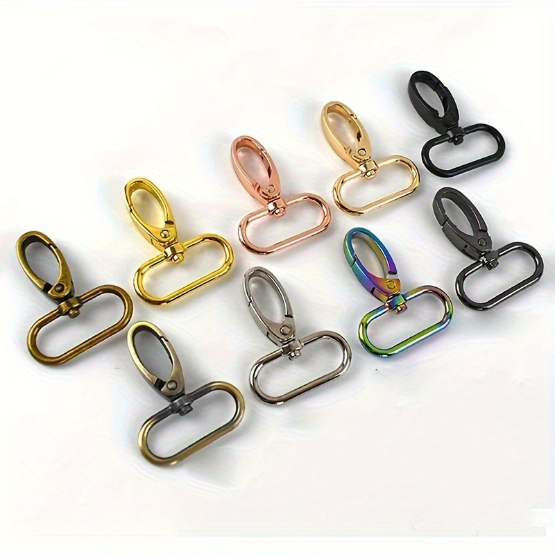 Swivel Clasps Metal Trigger Lanyard 16PCS Oval Swivel Hook Lobster Claw  Clasps 1.5Inch Keychain Clip Hook Purse Bag Clips for Keychain Purse  Hardware