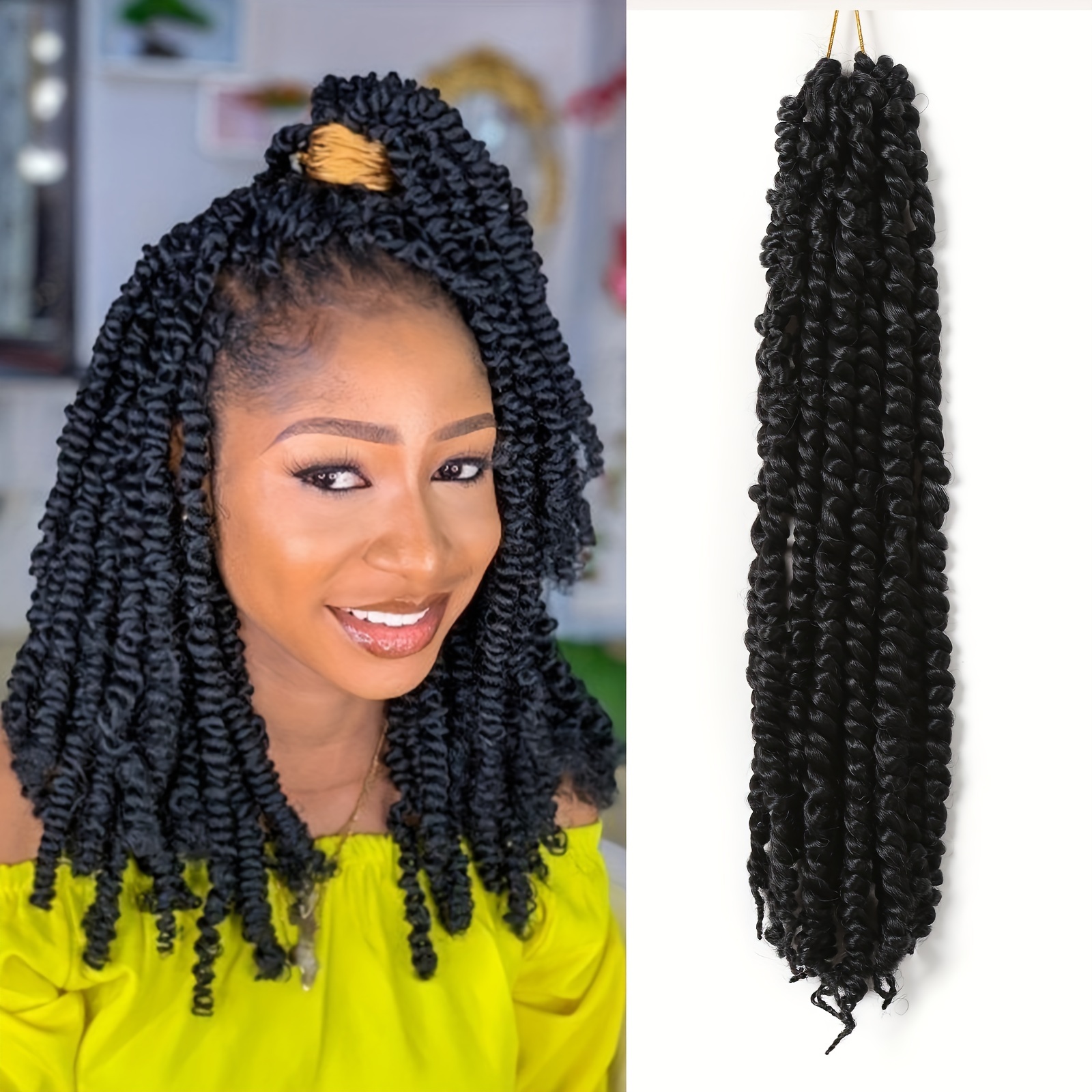 7 Pack Havana Twist Crochet Hair 22 Inch Senegalese Twist Crochet