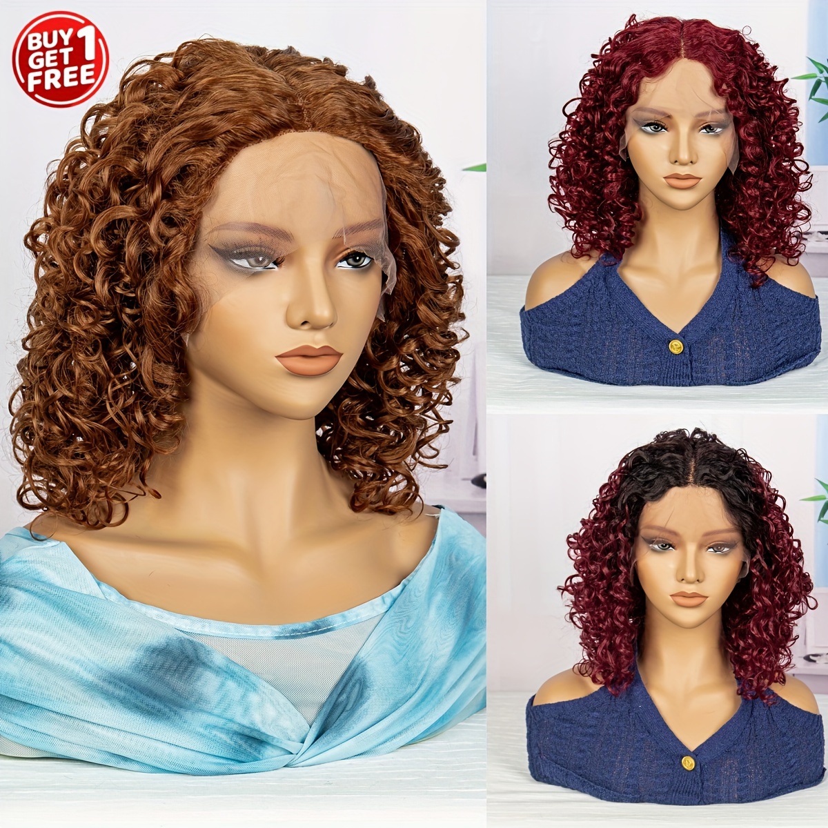 Half Wig Styles With Leave Out Temu