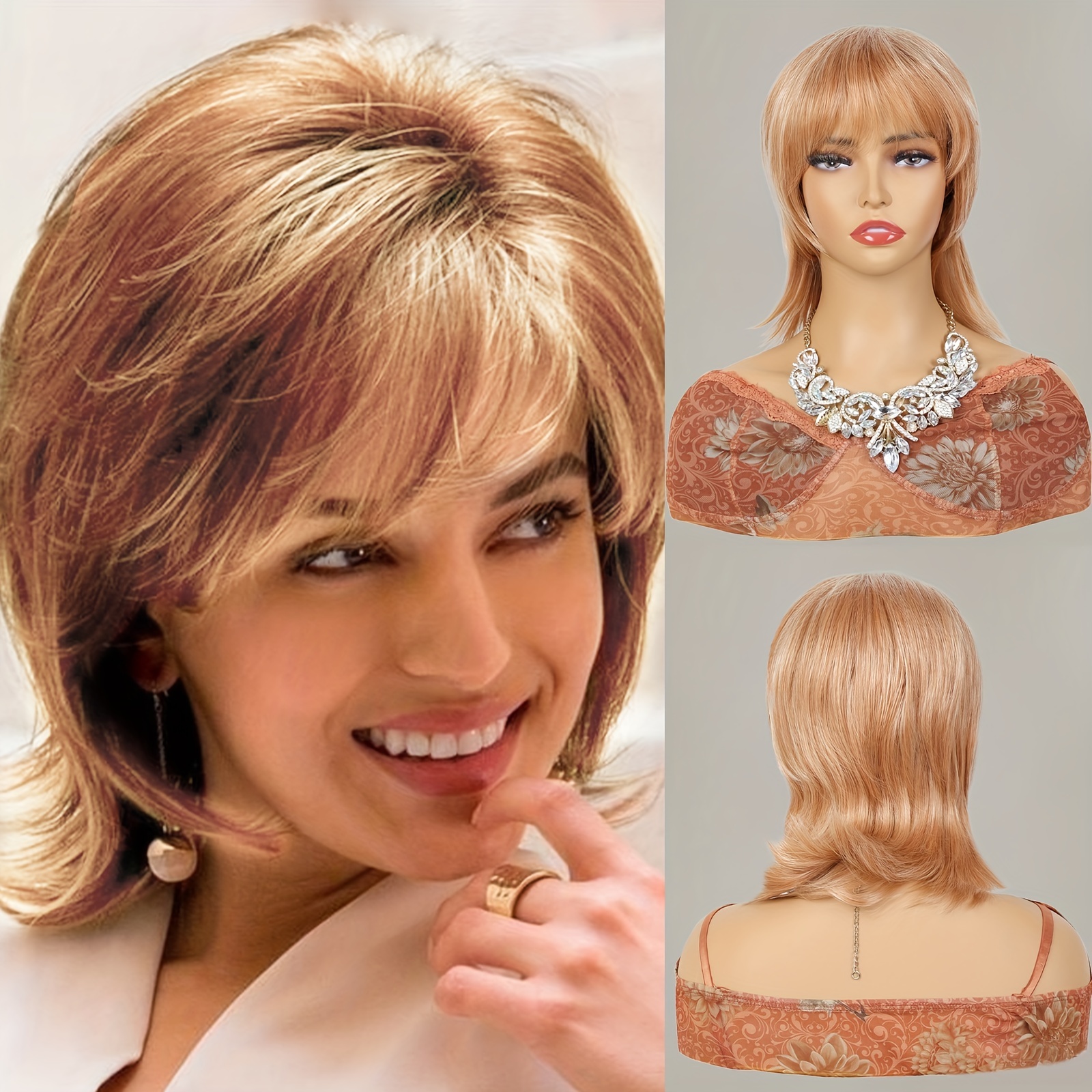 Trendy short shop hair wigs