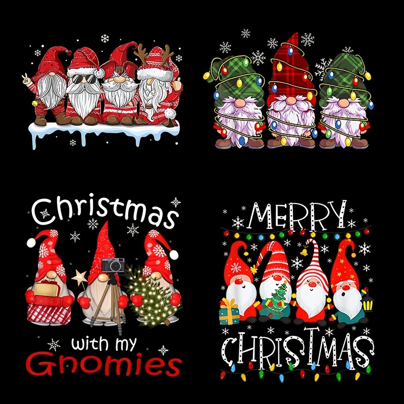 Christmas Iron-on Tis the Season to Be Jolly Fa La La Transfers for Shirts  Heat Transfer Vinyl Holiday Iron-ons 