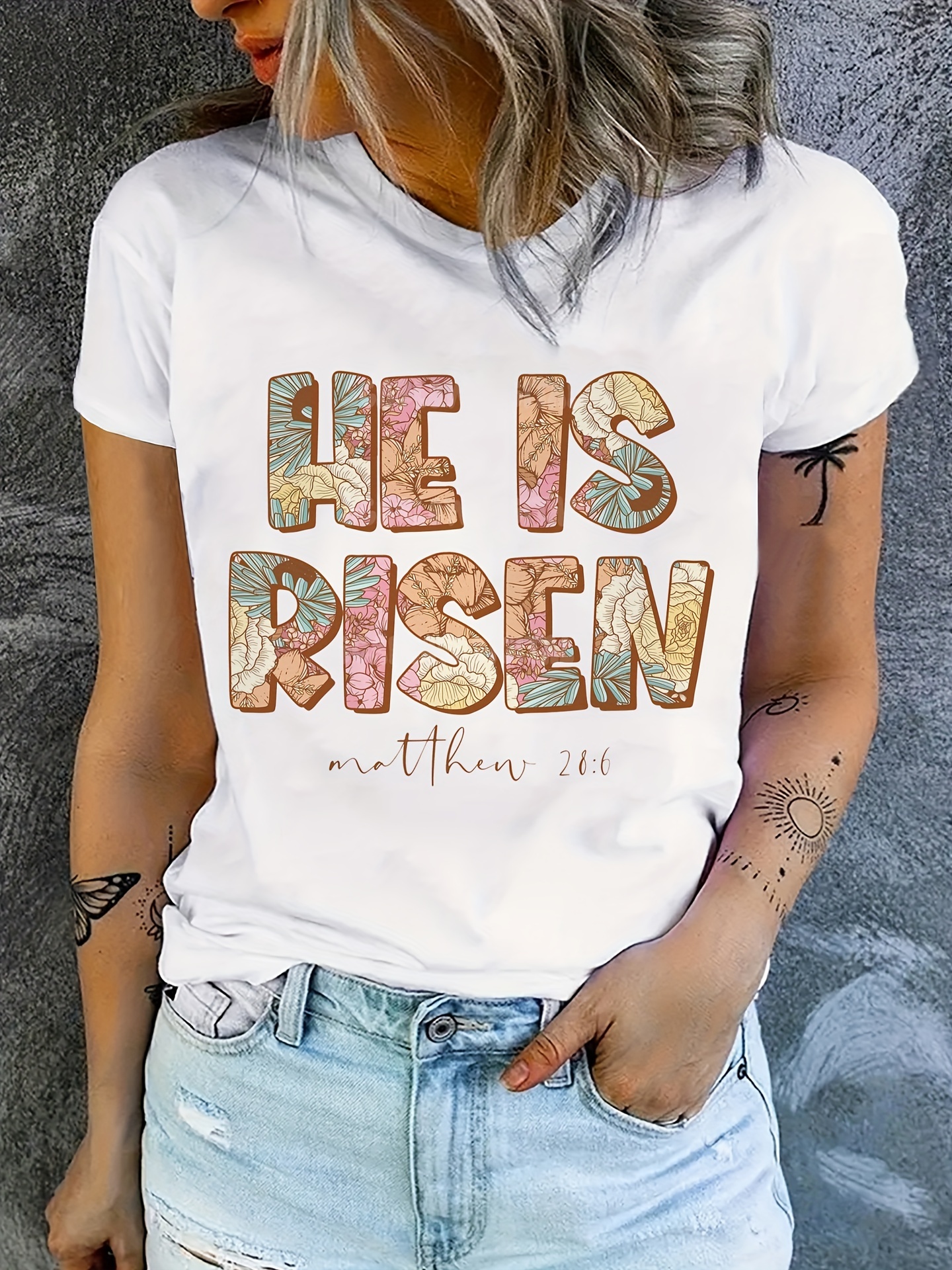 Tops for Women Sexy Casual, Womens Happy Easter Print Tops Short Sleeve  Tees Shirts Spring 2023 Trendy Tshirts 