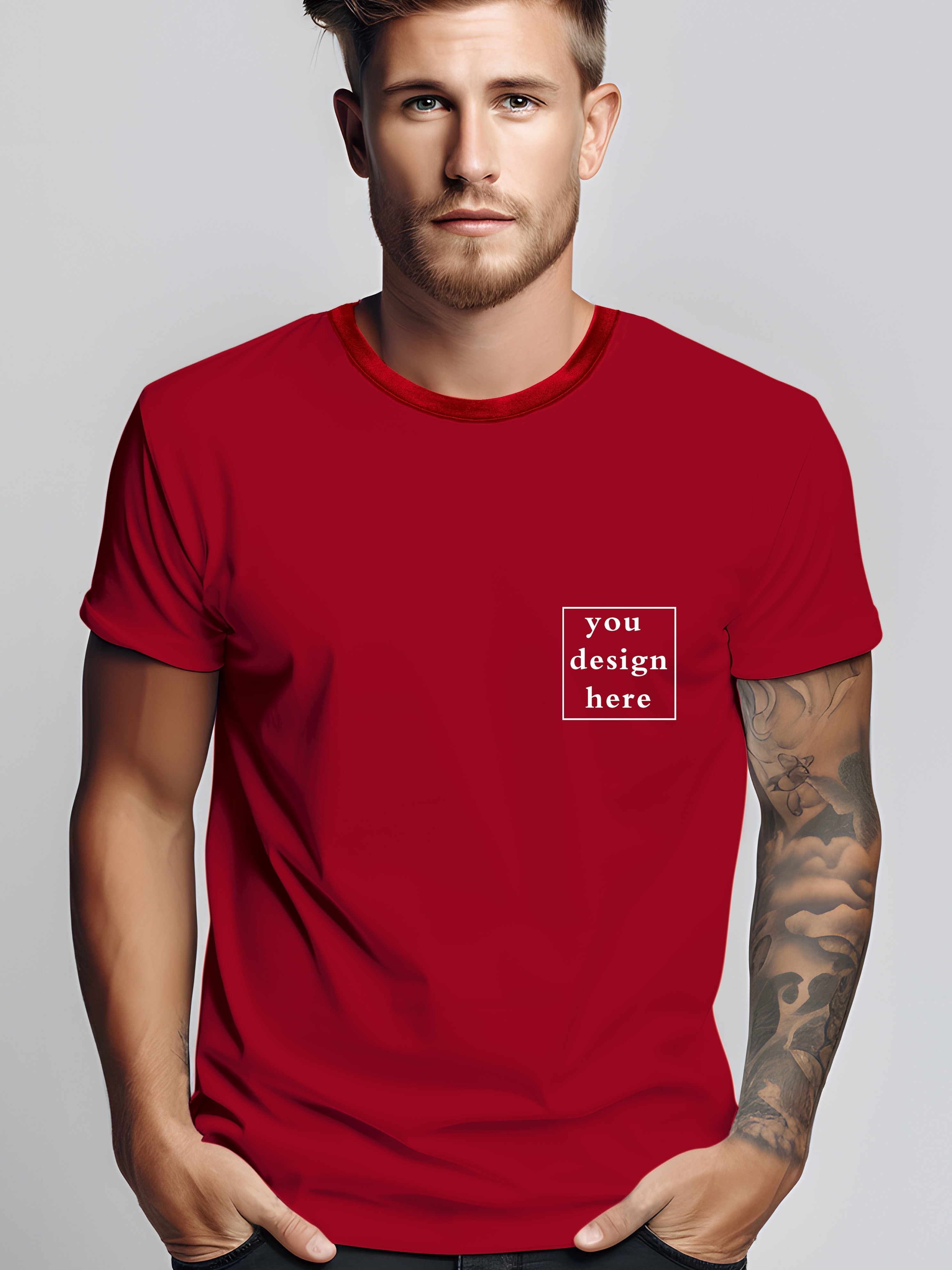 Camiseta Personalizada Hombre Camiseta Deportiva Estampado - Temu
