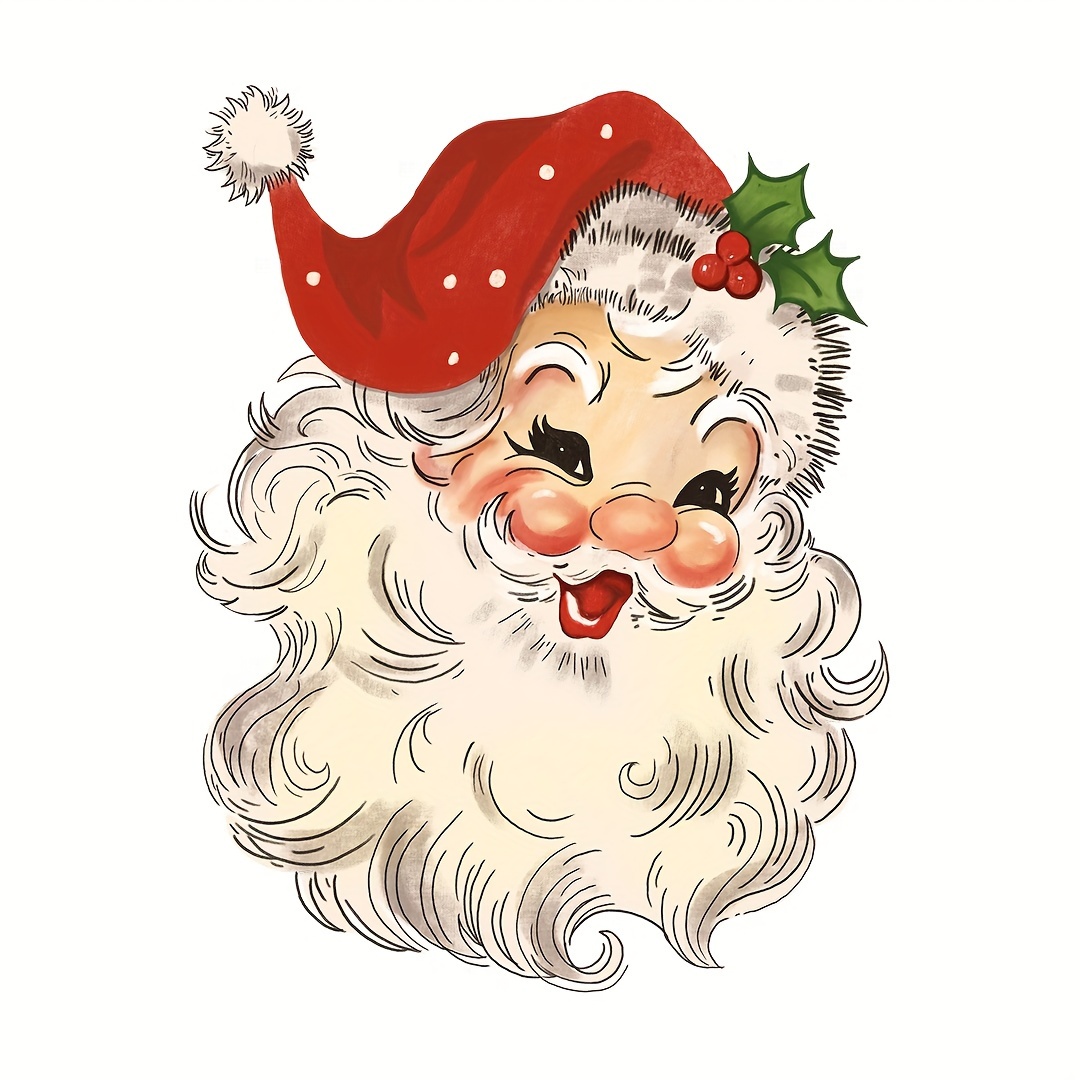 Santa Claus Ho Ho Ho Diy Iron On Transfers Stickers For T - Temu