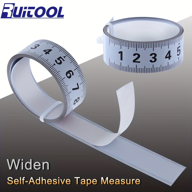 Adhesive Backed Tape Measure 40 Inches Inch/Metric Scale for Workbench 2pcs | Harfington
