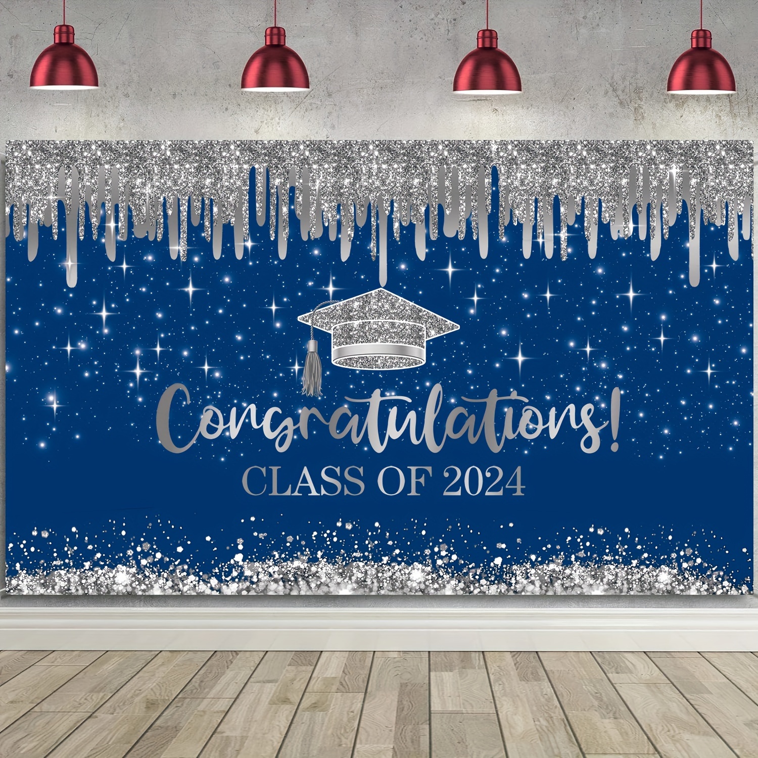 Decorazioni Blu Di Laurea - Spedizione Gratuita Per I Nuovi Utenti - Temu  Italy