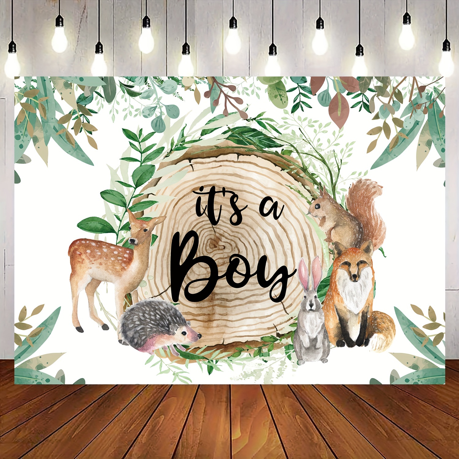 Woodland Baby Shower Woodland Fox Balloons Arch, Woodland Creatures Banner  Fawn Animal Friends Felt Garland Baby Shower Party Supplies Decorations  Woodland Gender Reveal 
