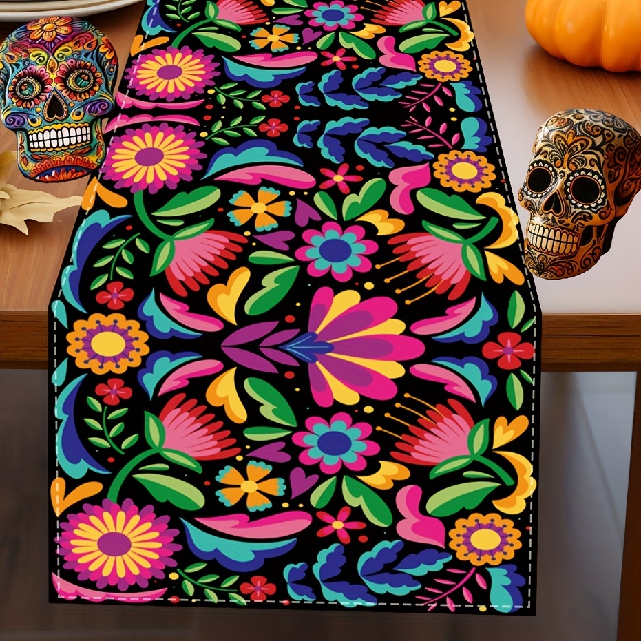 Mexican Festival Party Tablecloth Decoration Plastic Printed - Temu