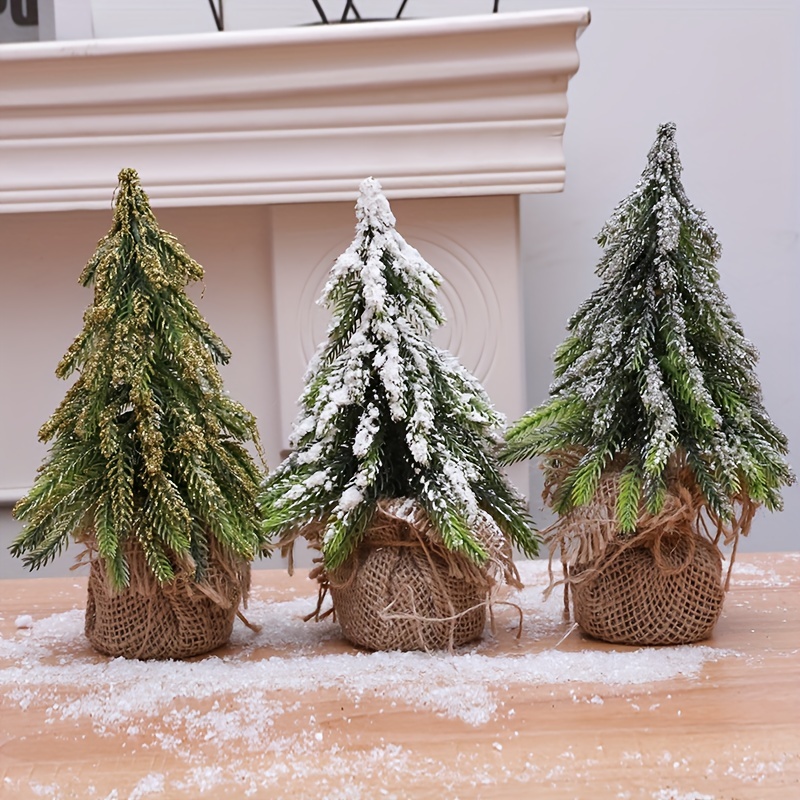 Christmas Decorations Mini Anti authentic Christmas Tree - Temu