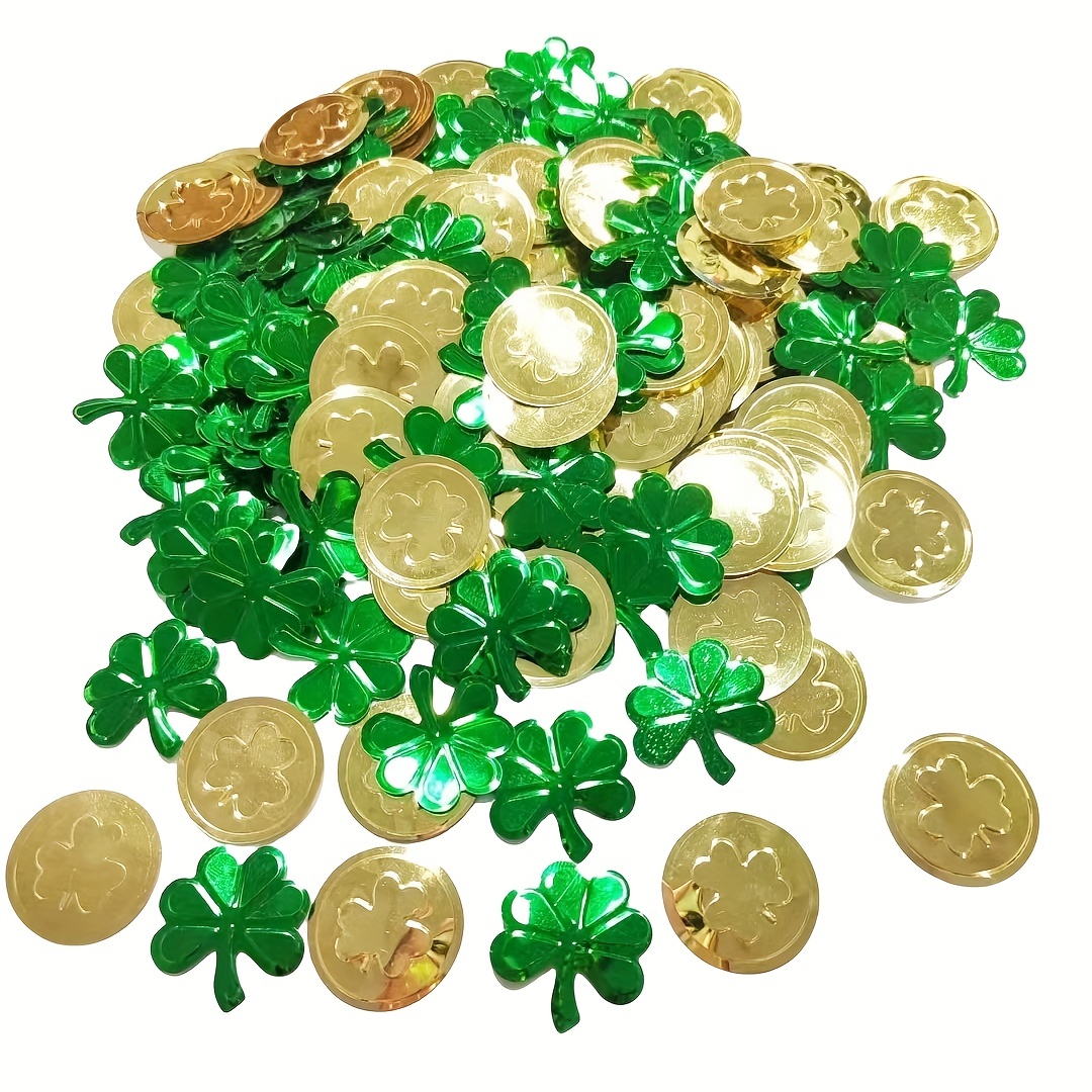 Glitter Shamrock Clover Irish St Patrick's Day Retractable - Temu