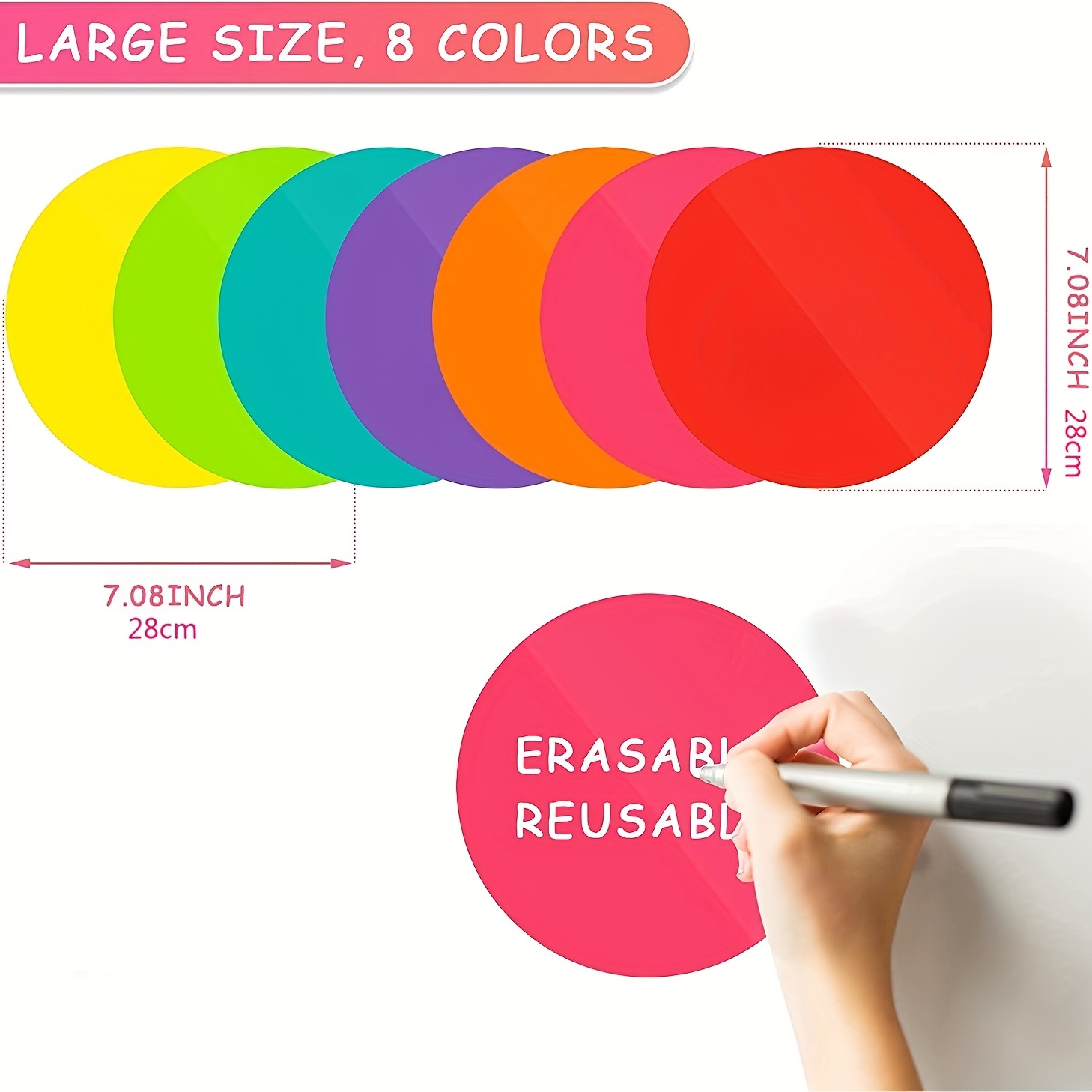 Dry erase Whiteboard Stickers Embossed Removable Adhesive + - Temu