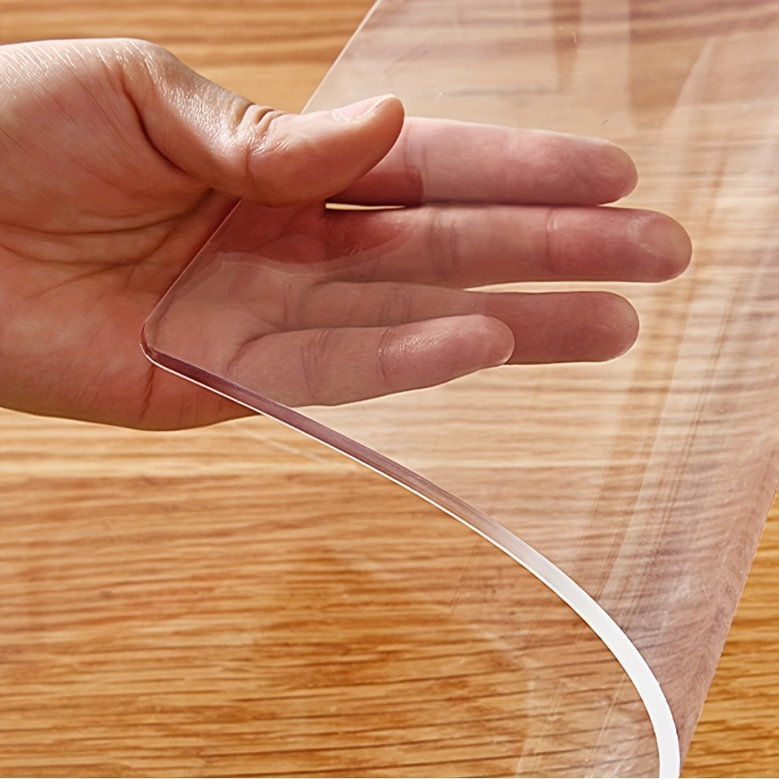 Proteggi tavolo trasparente inodore da 2 mm per tavolo da pranzo